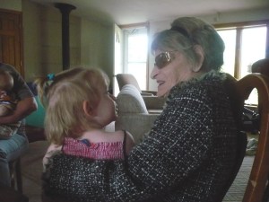 Naomi and Great Grandma chat