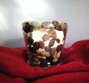 Light from the candle