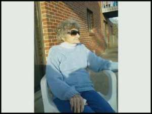 outside our apartment